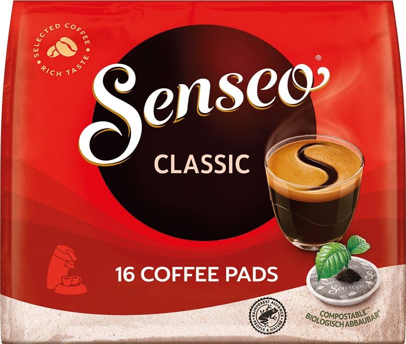 Kaffeepads Senseo Klassisch, Pack 16 Stück