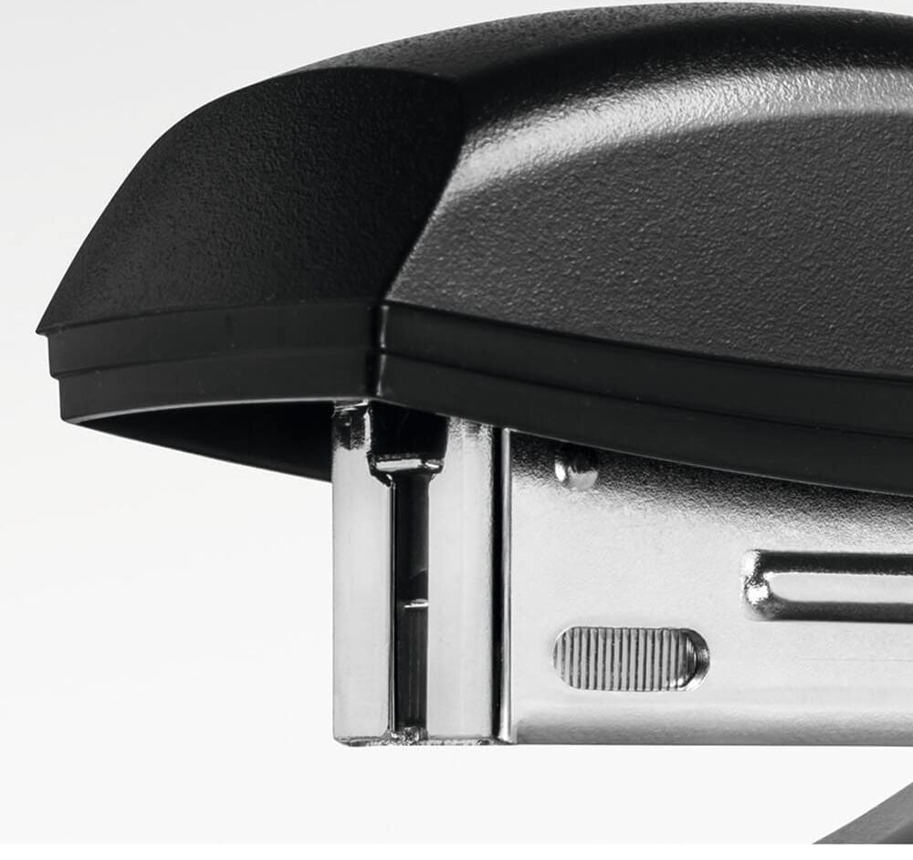 Heftgerät Leitz New NeXXt 5501, bis 25 Blatt, Einlegetiefe: 55mm, für
24/6+26/6, rot