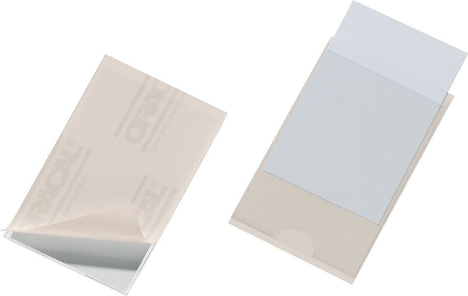 Selbstklebetaschen Durable Pocketfix 8079, 57x90mm selbstklebend, transparent, Beutel
10 Stück