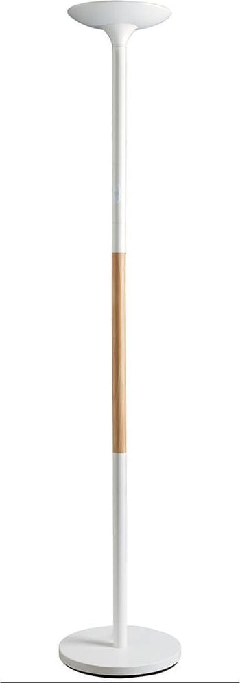 LED-Stehleuchte Unilux PRYSKA 400110157/400153677, 44,6 W LED (warmweiß), 120lm, 3-stufig
dimmbar, Stahl/FSC-zertifiziertes Holz, 180cm
hoch, weiß