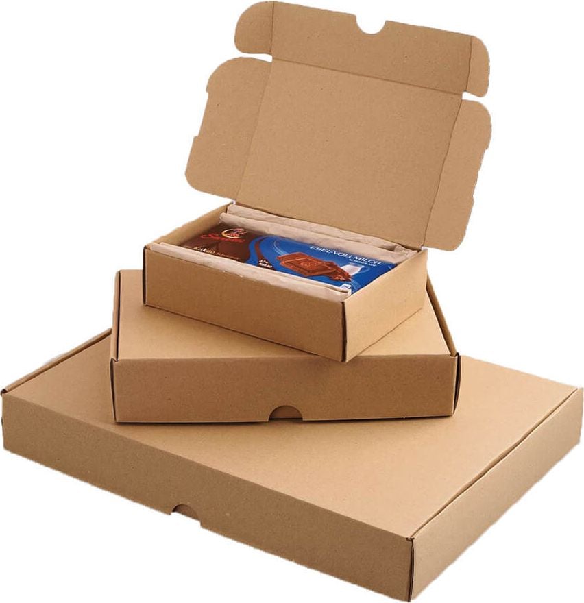Maxibriefkarton Bong 69055, Innenmaße: 330x242x45mm, Wellpappe, braun,
Steckverschluss, Pack 25 Stück