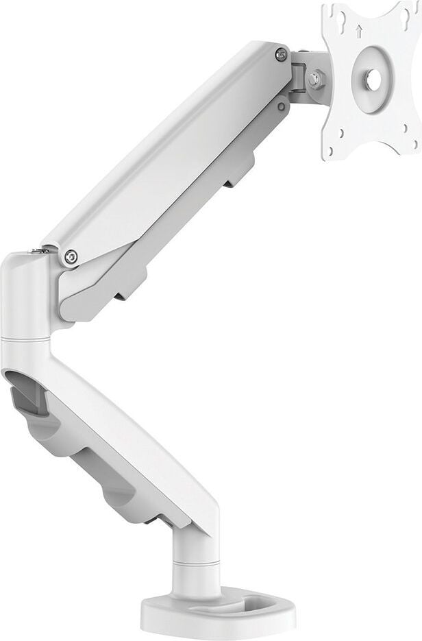 Monitorhalter Fellowes Eppa Einzel Monitorarm, 1 Arm, Tragfähigkeit bis zu 8kg, drehbar,
schwenkbar, neigbar, höhenverstellbar,
Tisch-Klemmhalterung, weiß