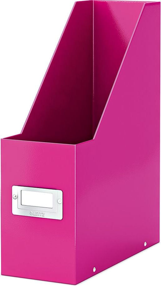 Stehsammler Leitz Click & Store WOW 6047, A4 hoch, 103mm Rückenbreite, laminierte
Hartpappe, pink