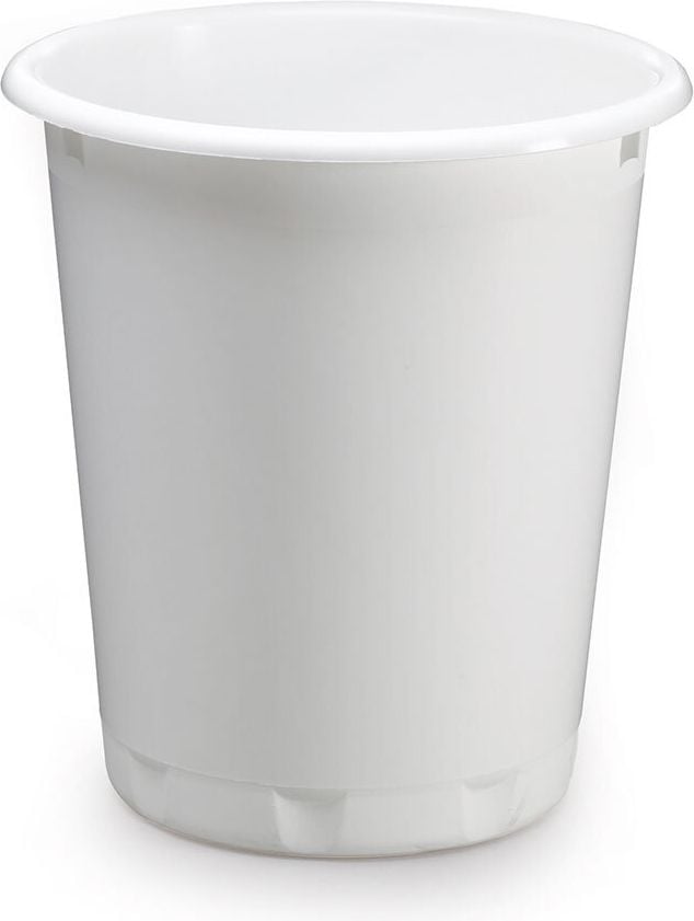 Papierkorb Durable BASIC 1701572221, 13 Liter, schwarz, weiß