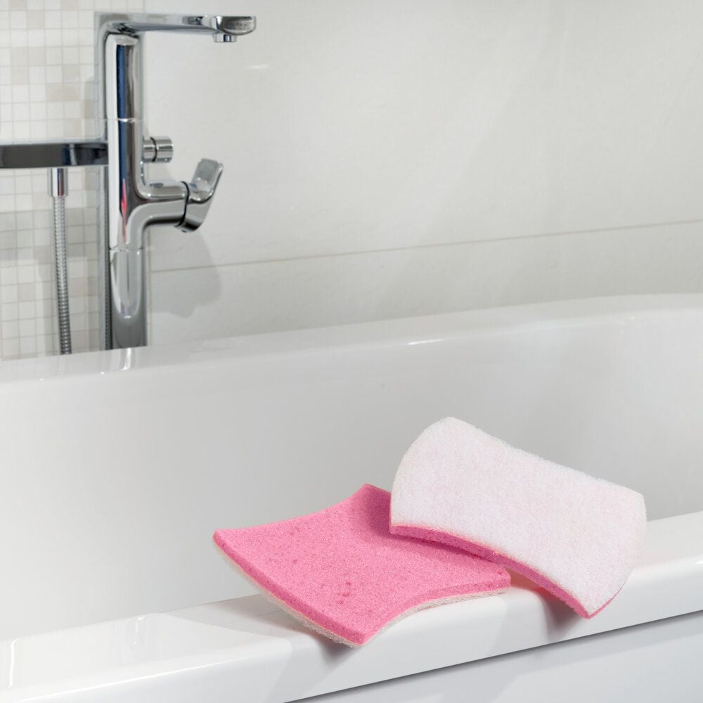 Reinigungsschwamm Scotch-Brite Bath XXL, für das Bad, extra große Größe, nicht
kratzend, zur Reinigung empfindlicher
Oberflächen