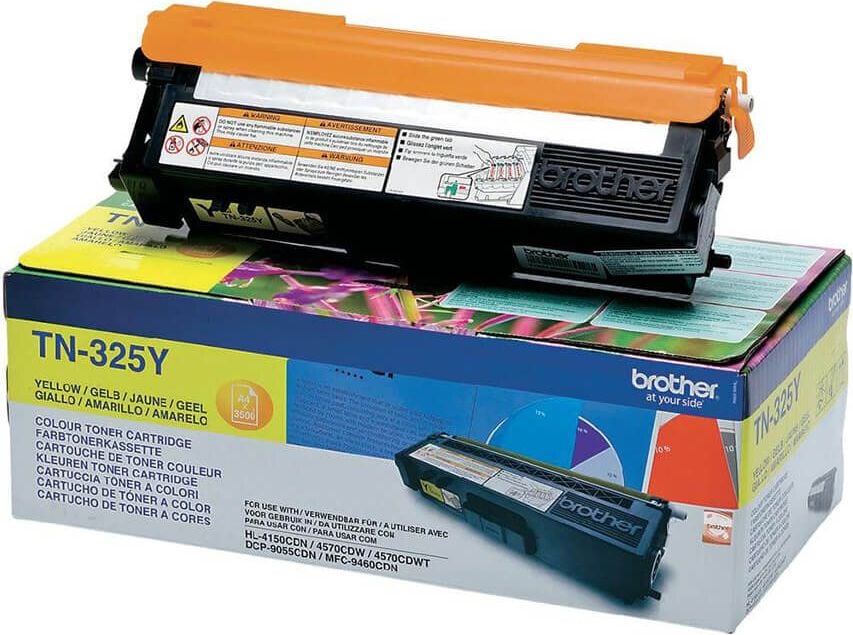 Brother Lasertoner TN-325Y, yellow, 3.500 Seiten