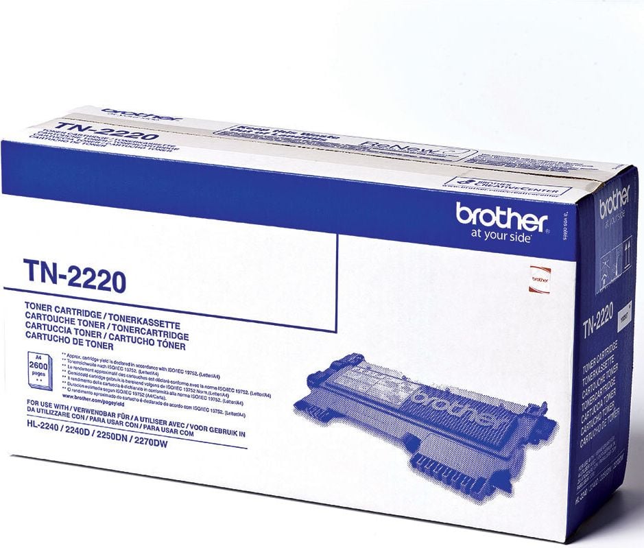 Brother Lasertoner TN-2220, schwarz, 2.600 Seiten