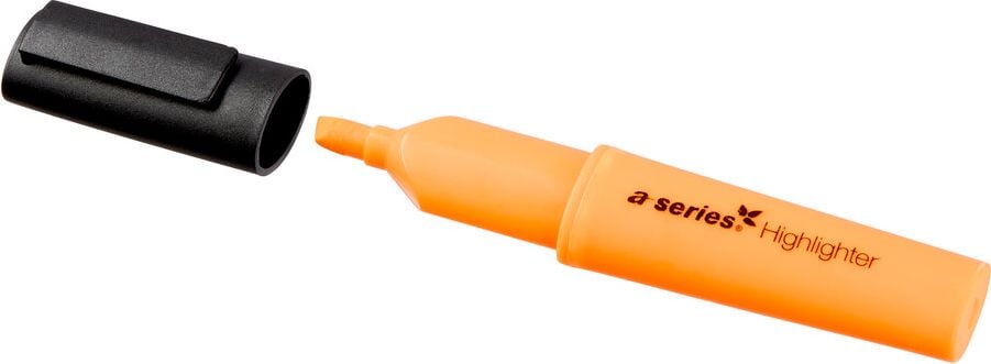 Textmarker a-series ECO, ca. 2-5mm, Keilspitze, schnelltrocknend, orange
