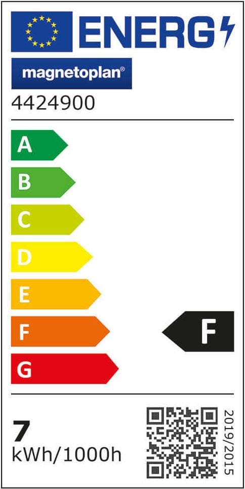 LED-Schreibtischleuchte Magnetoplan Lumos Tropo 4424900, 7 W LED (warmweiß-tageslichtweiß), 201lm,
5-stufig dimmbar, 3 Farbtemperaturen,
klappbar, Standfuß, weiß