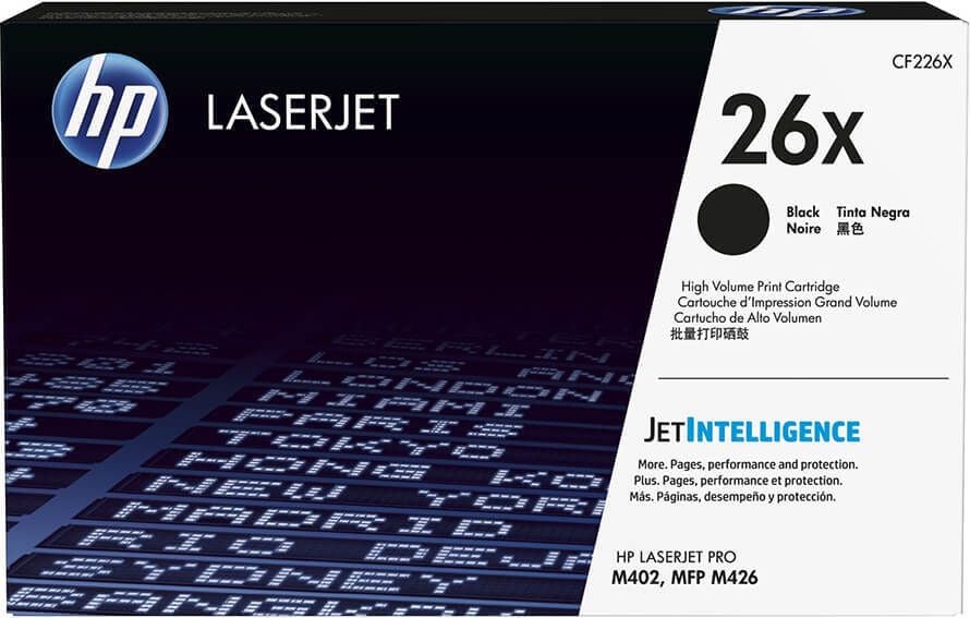 HP Lasertoner CF226X Nr. 26X, schwarz, 9.000 Seiten