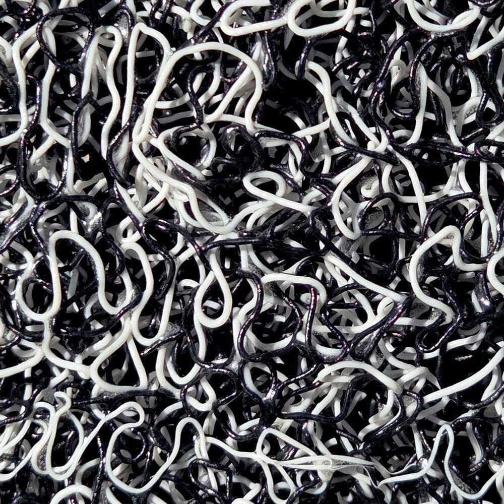 Schmutzfangmatten DOORTEX twistermat EDEMFLVA0012, 40x60cm, rechteckig, Außenbereich, schwarz/weiß