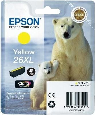 Epson Tintenpatrone T2634 26XL, yellow, 9,7ml