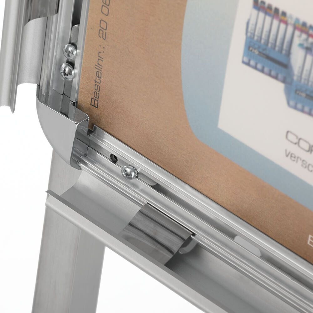 Plakatständer Magnetoplan Kundenstopper SP 00016, A1, wetterfest, doppelseitig, 1190x651x750mm
(HxBxT)