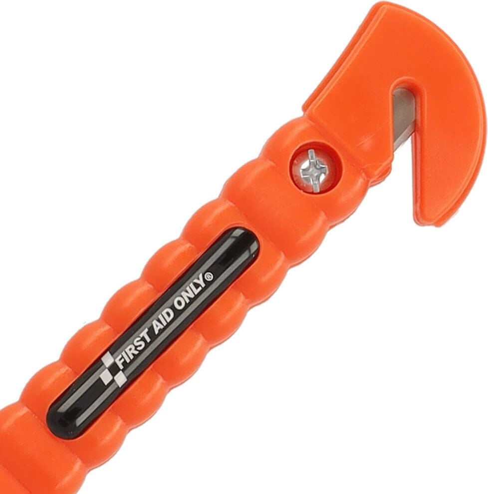 Notfallhammer 2-in-1 First Aid Only P-30000 00, integrierter Sicherheitsgurtschneider,
Halterung zur sicheren Aufbewahrung