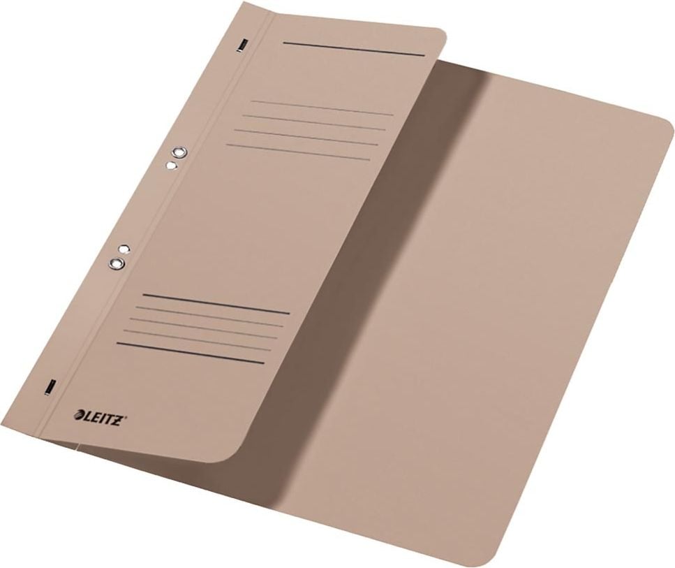 Ösenhefter Leitz 3740, A4, 1/2 Deckel, kaufm. Heftung, Manilakarton
250 g/m², grau
