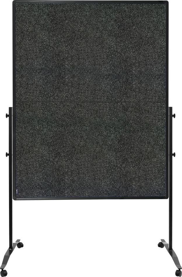 Moderationstafeln Legamaster Premium Plus mobil klappbar, Tafel: 150x120cm (HxB), klappbar, pinnbarer
Filz farbig, höhenverstellbar, Standfuß mit
Rollen, Flipchart-Haken, anthrazit