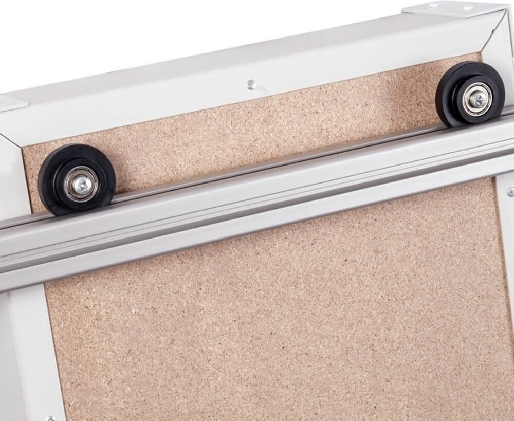 Werkstattplaner-Wandprofil Eichner Flexo-Board 9089-00015, 230cm Länge, Aluminiumprofilschiene zum
Einhängen von 7 Flexo-Board Einzelsegmenten