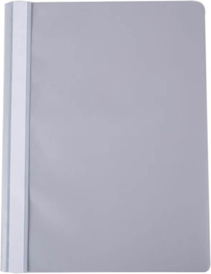 Schnellhefter a-series A4, PP-Folie, transparenter Vorderdeckel, grau