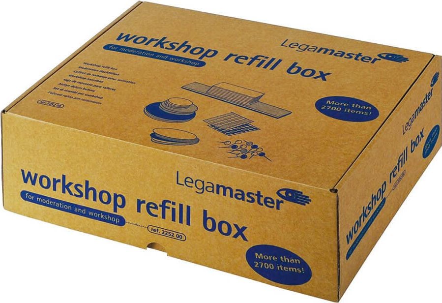 Moderationskoffer-Nachfüllbox Legamaster 7-225200, Inhalt: über 2700 Teile