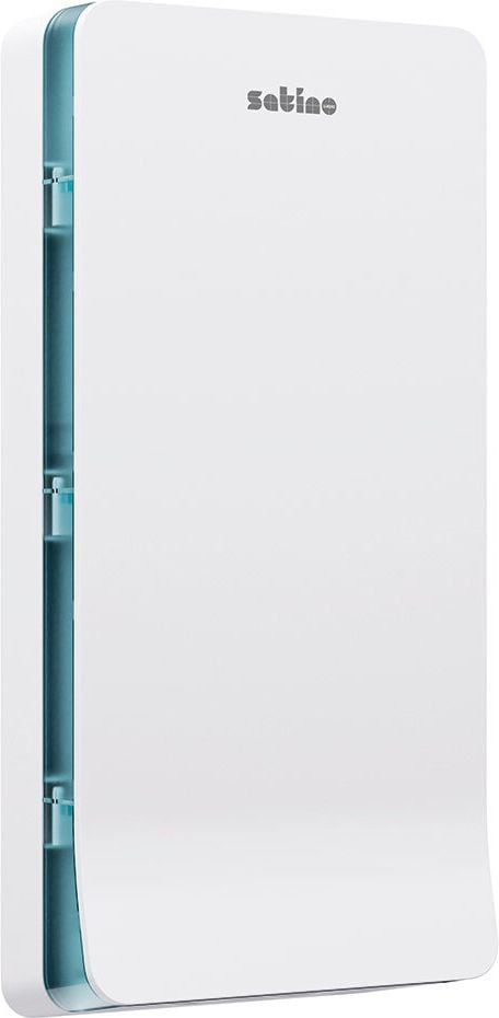 Papierhandtuchspender Satino by WEPA Hyginity XL, Spendersystem PT2, Interfold, 664x316x129mm (HxBxT), weiß