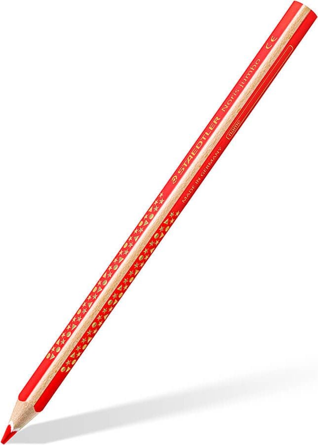 Buntstifte Staedtler Noris Club triplus jumbo 128 NC10, Etui mit 10 Farben + 1 Spitzer