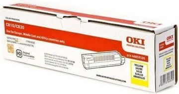 OKI Lasertoner 44059105, yellow, 8.000 Seiten
