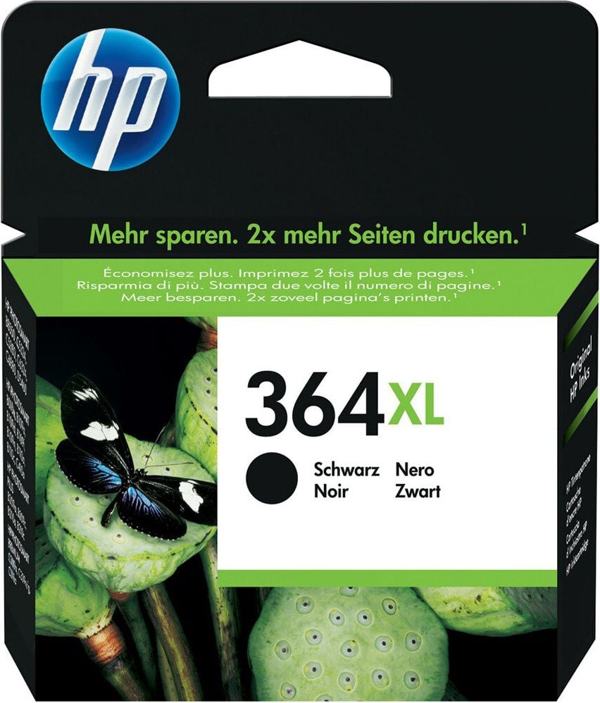 HP Tintenpatrone CN684EE Nr. 364XL, schwarz, 550 Seiten