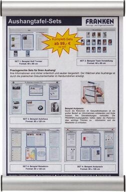 Türschilder Franken Clip BS0605, für A4 (215x330mm)