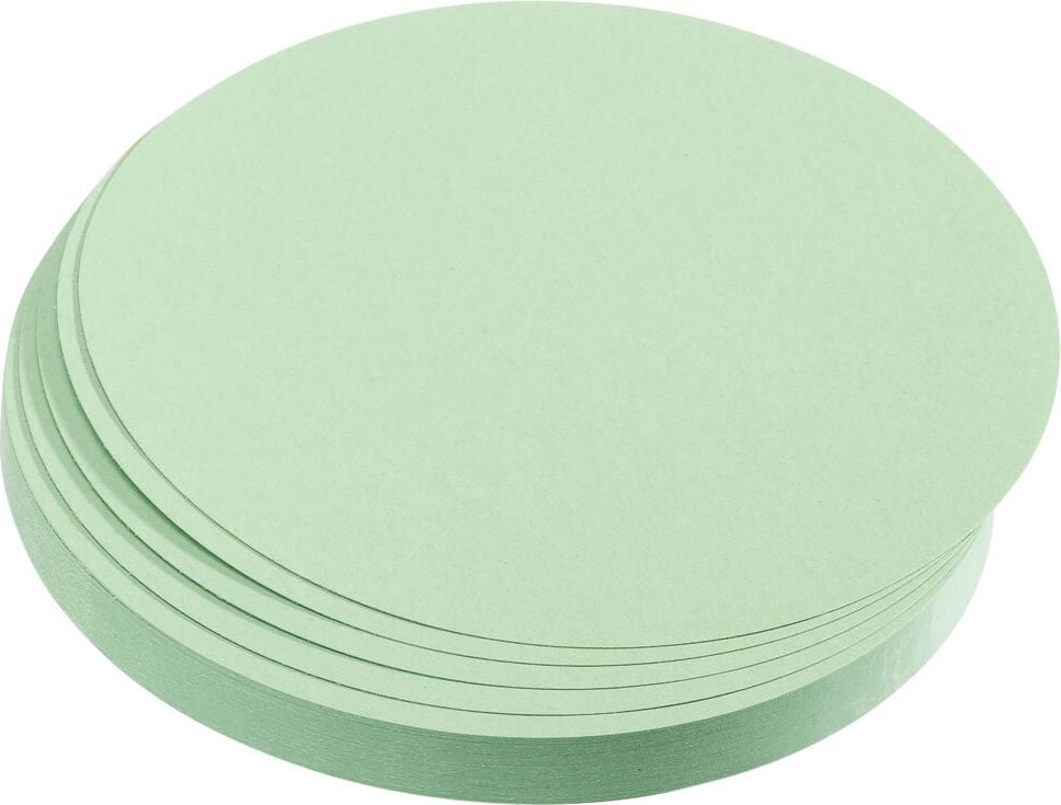 Moderationskarten Kreis Franken UMZ 10, 9,5cm Durchmesser, Einzelfarben, Pack 500
Stück, grün