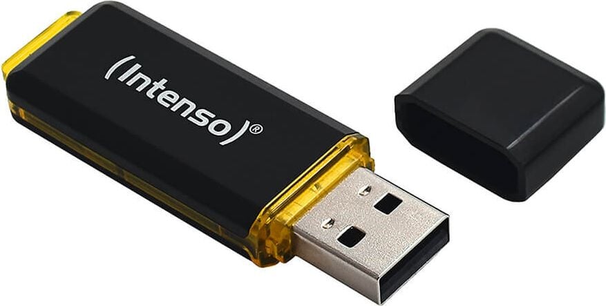 USB-Stick Intenso High Speed Line 3537490, 64GB, Super Speed USB 3.2 Gen 1x1 Typ A,
Kunststoff, schwarz/gelb