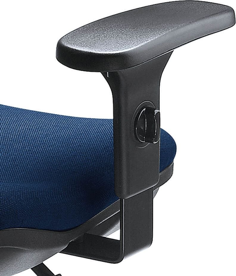 Bürodrehstuhl Armlehnen Deskin COMFORT I+S höhenverstellbar, schwarz, Satz 2 Stück
