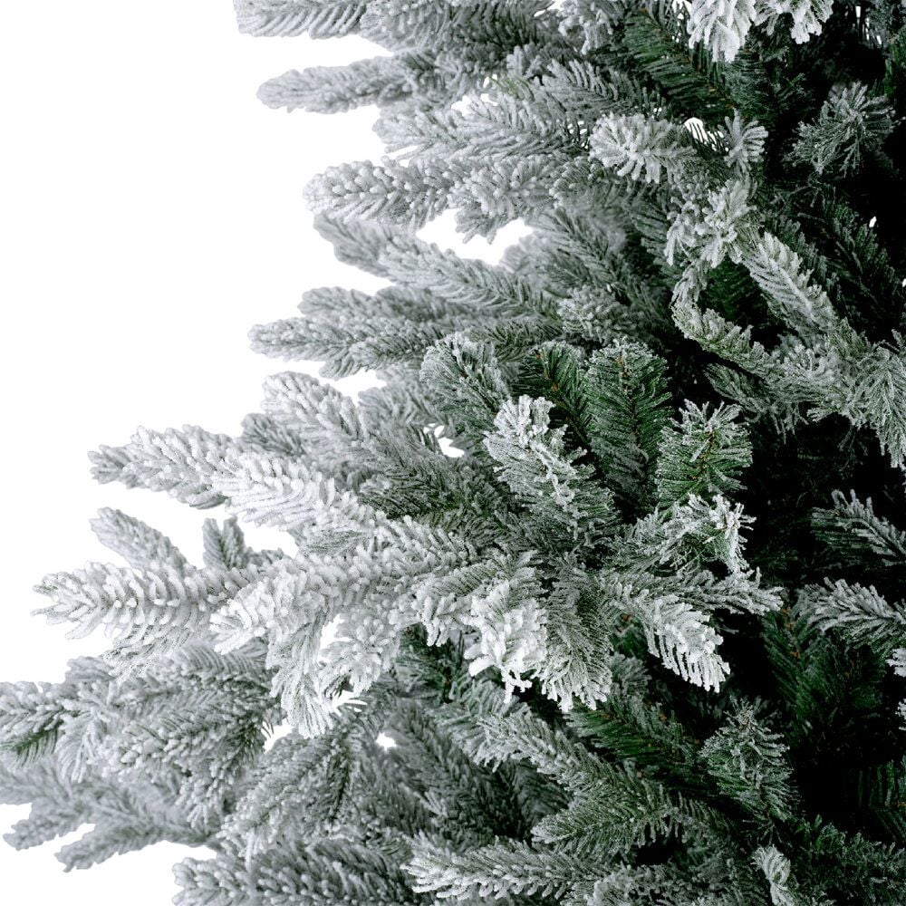 Weihnachtsbaum EVERLANDS Tanne Grandis, 150x210cm (DxH), Polyethylen/PVC, mit
Standfuß, mit Schnee