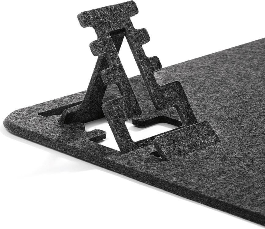 Schreibunterlage Durable EFFECT 708158, 70x33cm, recycelter PET-Filz, anthrazit, anthrazit