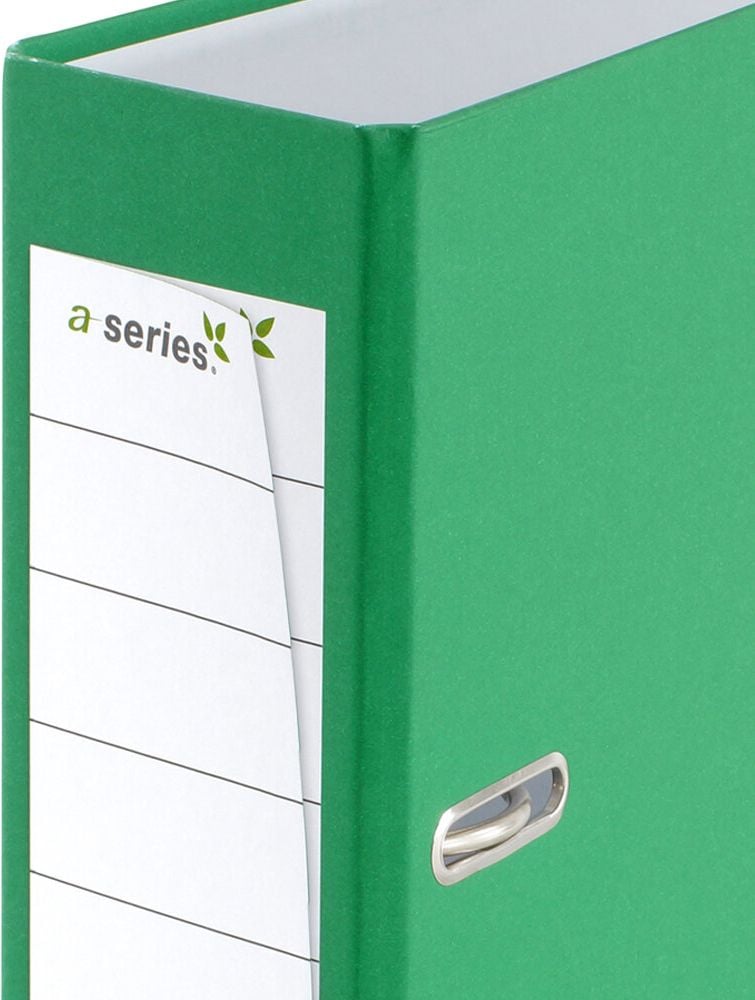 Rückenschilder a-series AS1726, breit/kurz, weiß, selbstklebend, Pack 10 Stück