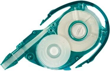 Korrekturroller-Nachfüllkassetten Tombow CT-YRE4, 4,2mm breit/16m lang, weiß, Basis aus 100%
recyceltem Kunststoff