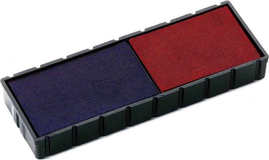 Ersatzstempelkissen Colop E/12/2, blau/rot, Pack 2 Stück
