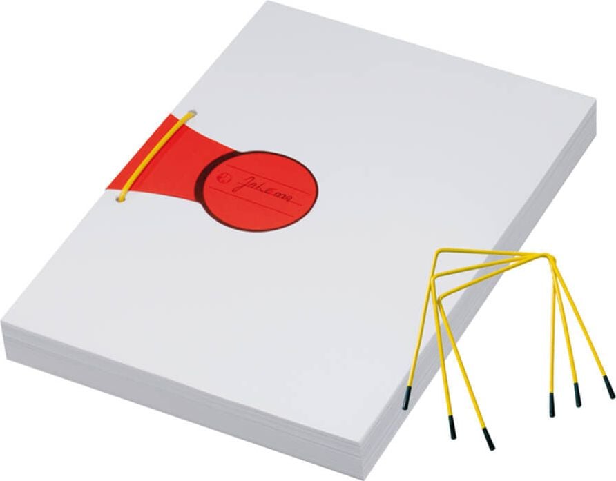 Archivbinder Jalema Pli-Fix 2639800000, 80mm Füllhöhe, einteilig, inkl. Etiketten,
Pack 100 Stück