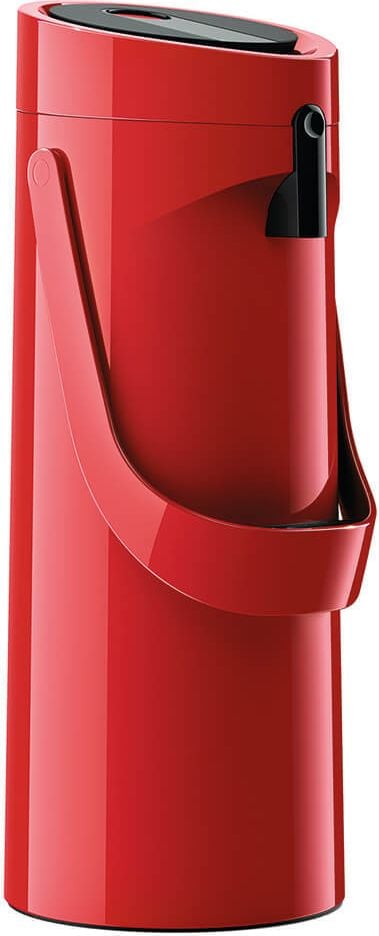 Isolierkannen Emsa PONZA 515706/515707/515708, Inhalt: 1,9 Liter, Kunststoff, Comfort Press-Pumptechnologie, rot