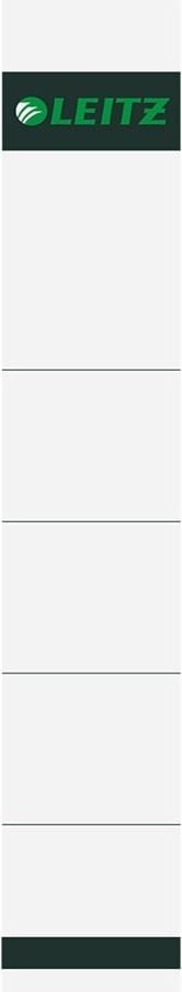 Einsteckrückenschilder Leitz 1608, schmal/kurz, grau, Karton 160 g/m², Pack 10
Stück