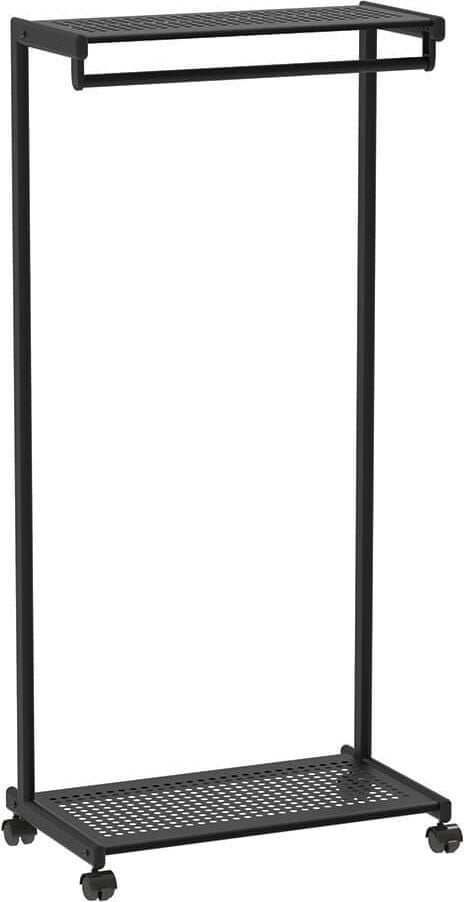 Garderobenständer Maul MAULbolero 9424490, fahrbar, für bis zu 12 Jacken, Gitterablage,
Hutablage, 166cm Höhe, mattschwarz