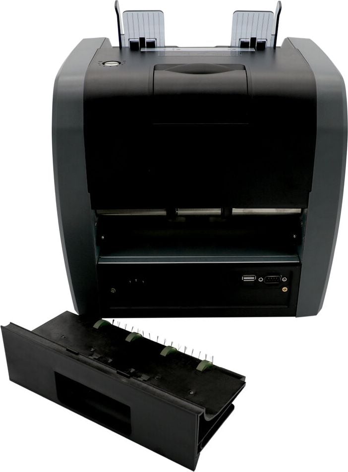 Geldscheinzähler Ratiotec rapidcount X 575, 6-fache Falschgelderkennung, zählt 1.000 Scheine/Minute, grau