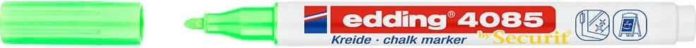 Kreidemarker Edding 4085 chalk marker, ca. 1-2mm, Rundspitze, neongrün
