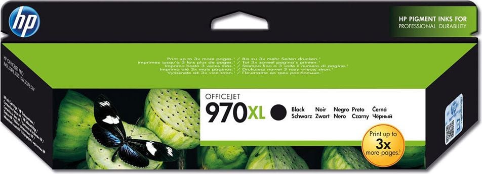 HP Tintenpatrone CN625AE Nr. 970XL, schwarz, 9.200 Seiten