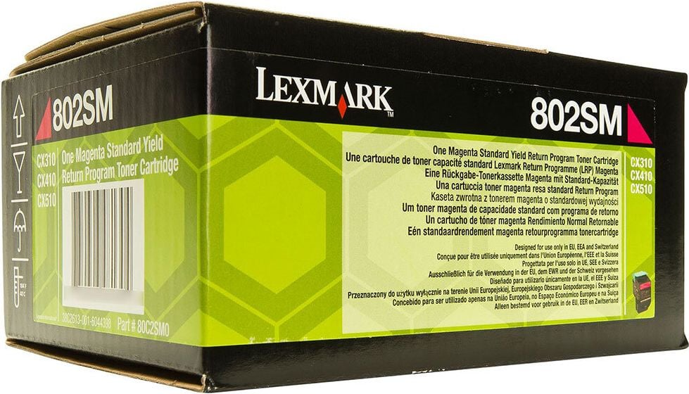 Lexmark Lasertoner 80C2SM0, magenta, 2.000 Seiten,
Prebate
