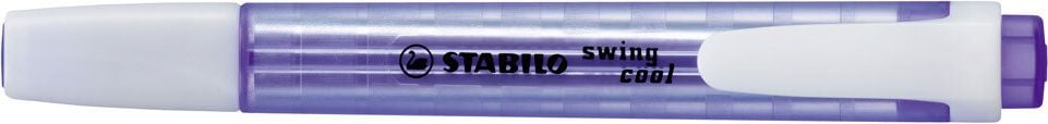 Textmarker STABILO swing cool 275, ca. 1-4mm, Keilspitze, Taschenmodell mit Clip, lavendel