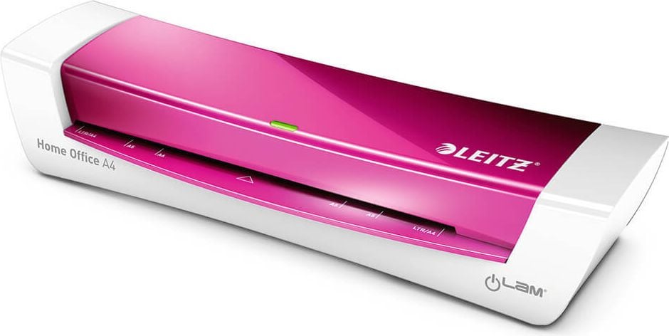 Laminiergerät Leitz iLAM Home Office A4 7368, bis DIN A4, max. Breite 230mm, bis 125mic, pink