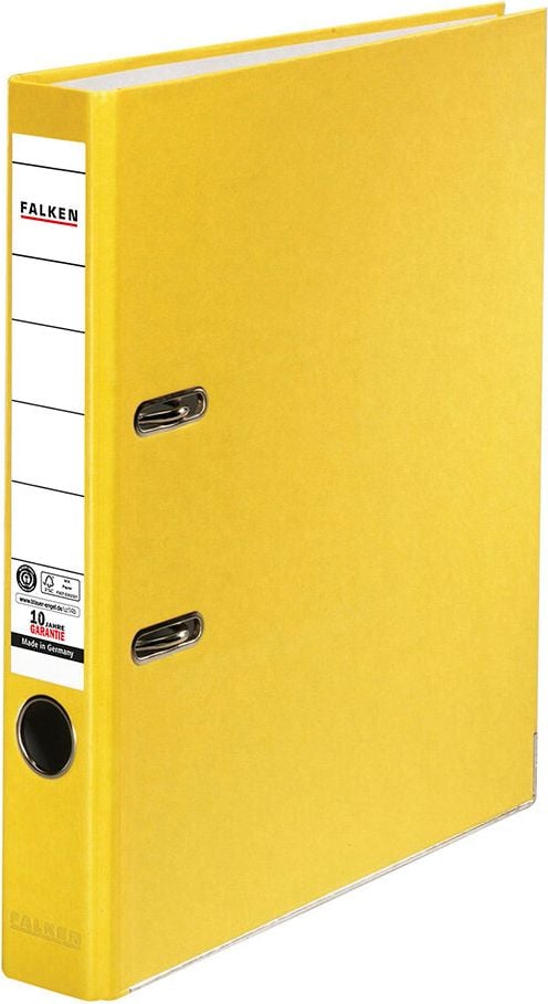 Ordner A4 Falken Recycolor 11286, 50mm, farbige RC-Pappe, A4, 5cm Rücken, Kraftpapierbezug, Blauer
Engel, FSC, rot