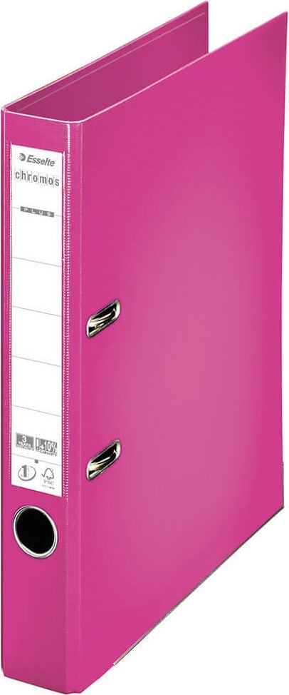 Ordner A4 Centra Chromos 2311, 50mm, PP, A4, 5cm Rücken, PP-Folie, pink