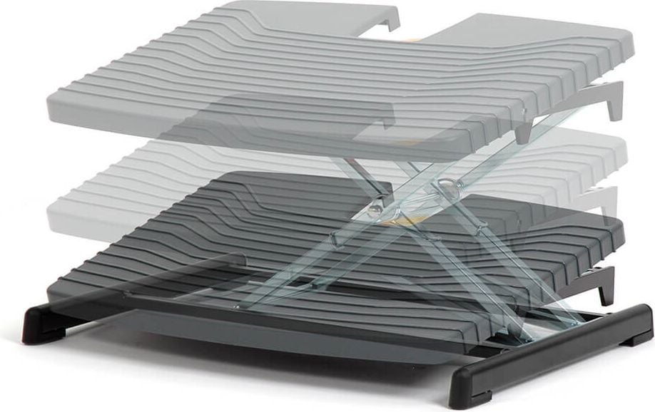 Fußstütze BakkerElkhuizen Pro 959 Footrest BNEFRP959, Neigung + Höhe verstellbar, mit Fußbedienung,
grau