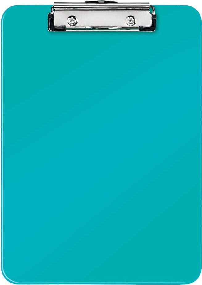 Klemmbretter Leitz WOW 3971, A4, Polystyrol, Metallklemme kurze Seite,
Aufhängeöse, WOW-Farben, rot
